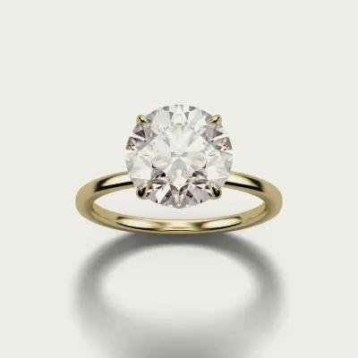 Classic Solitaire in yellow gold