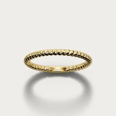 Rope Twist in yellow gold